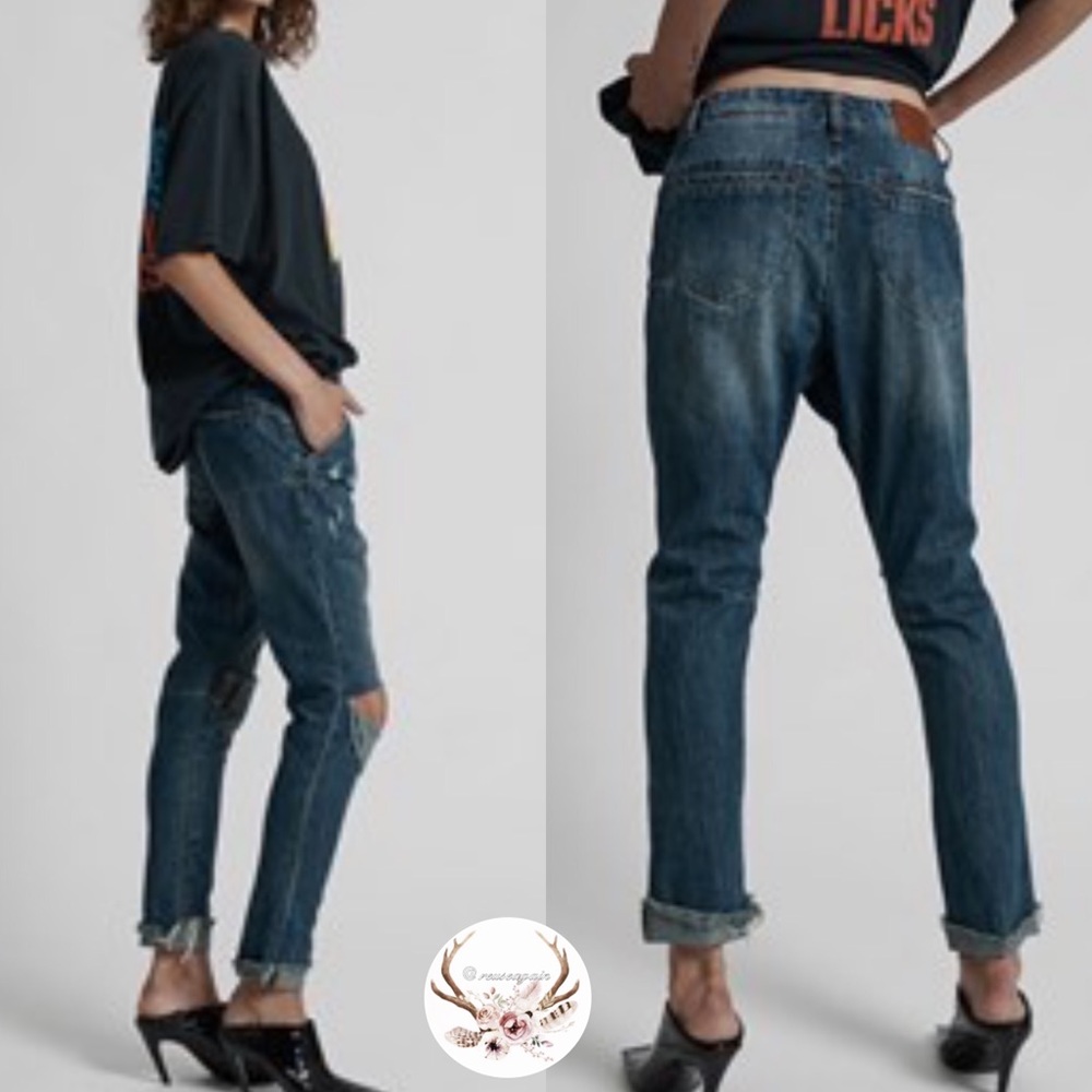 One Teaspoon Calvalries Distressed Jeans NWT